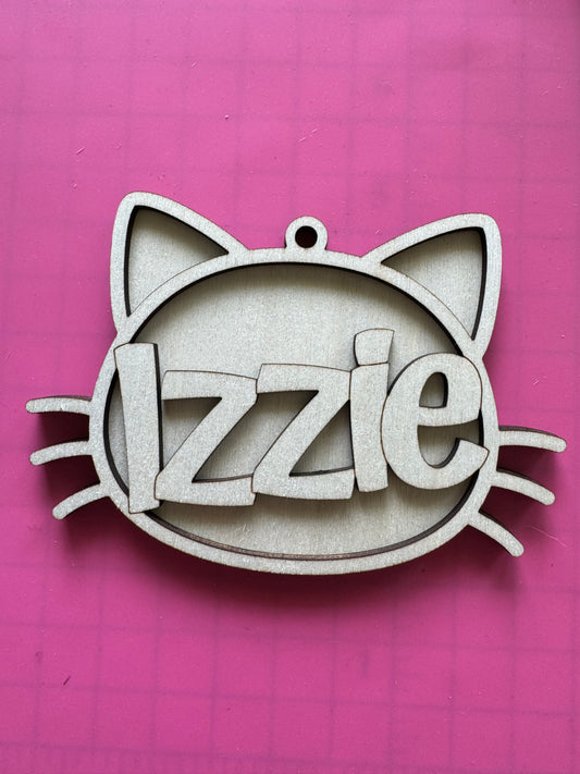 Personalized Cat Ornament